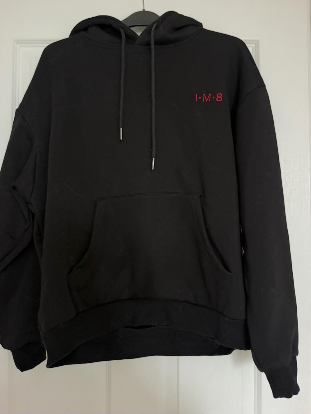 Im8 Black Hoodie Sweatshirt unisex size s